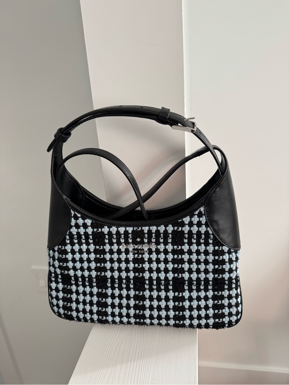 Kate Spade Aster Tweed Crossbody Shoulder Bag (Style K4678)